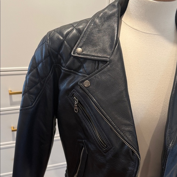 Chrome Gear Women's Black Leather Jacket - Picture 2 of 15